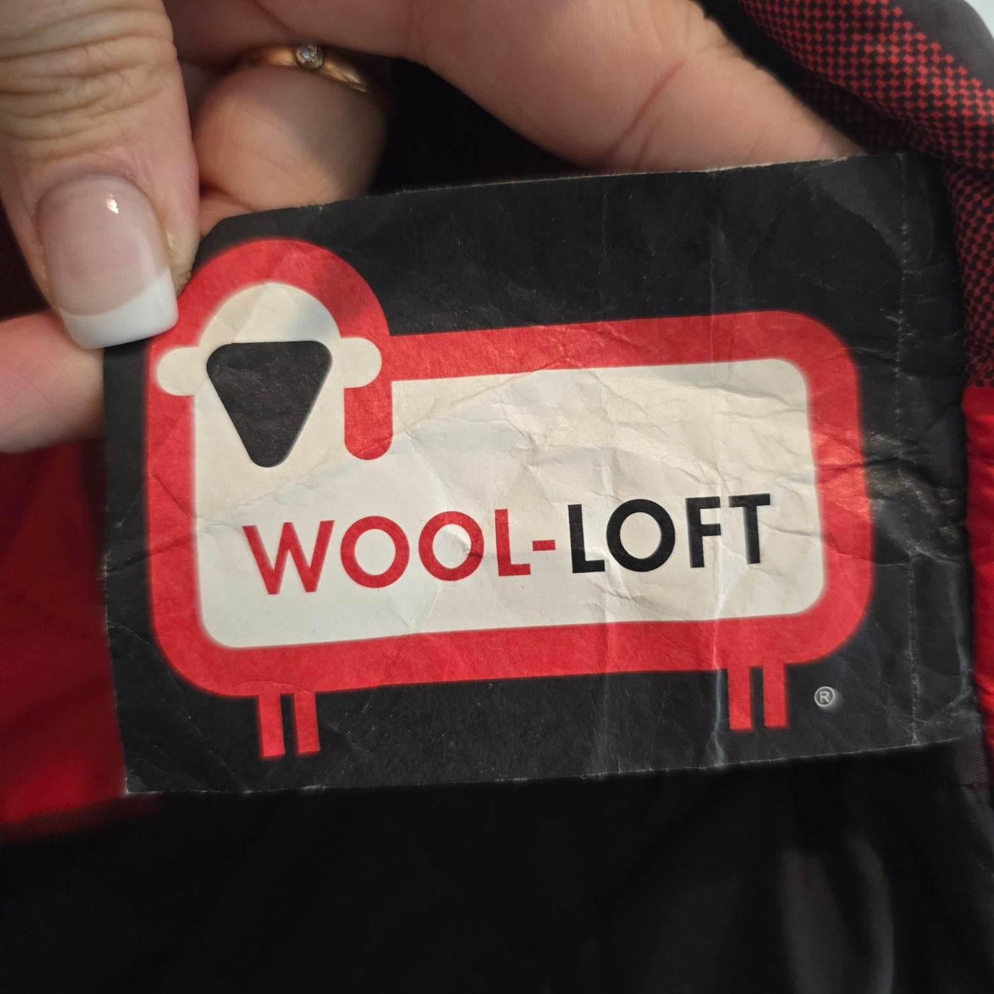 Woolrich Advisory Black & Red Plaid Wool Insulated Parka Size XL