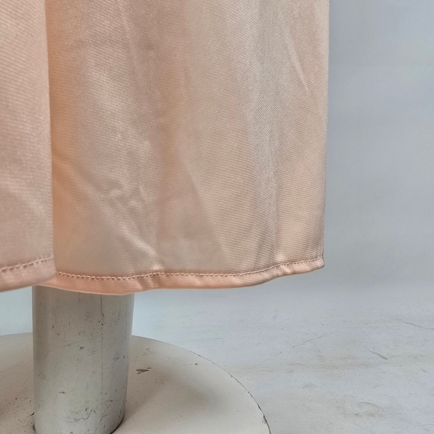 Vintage Pink Lace Lingerie Slip Dress Size M