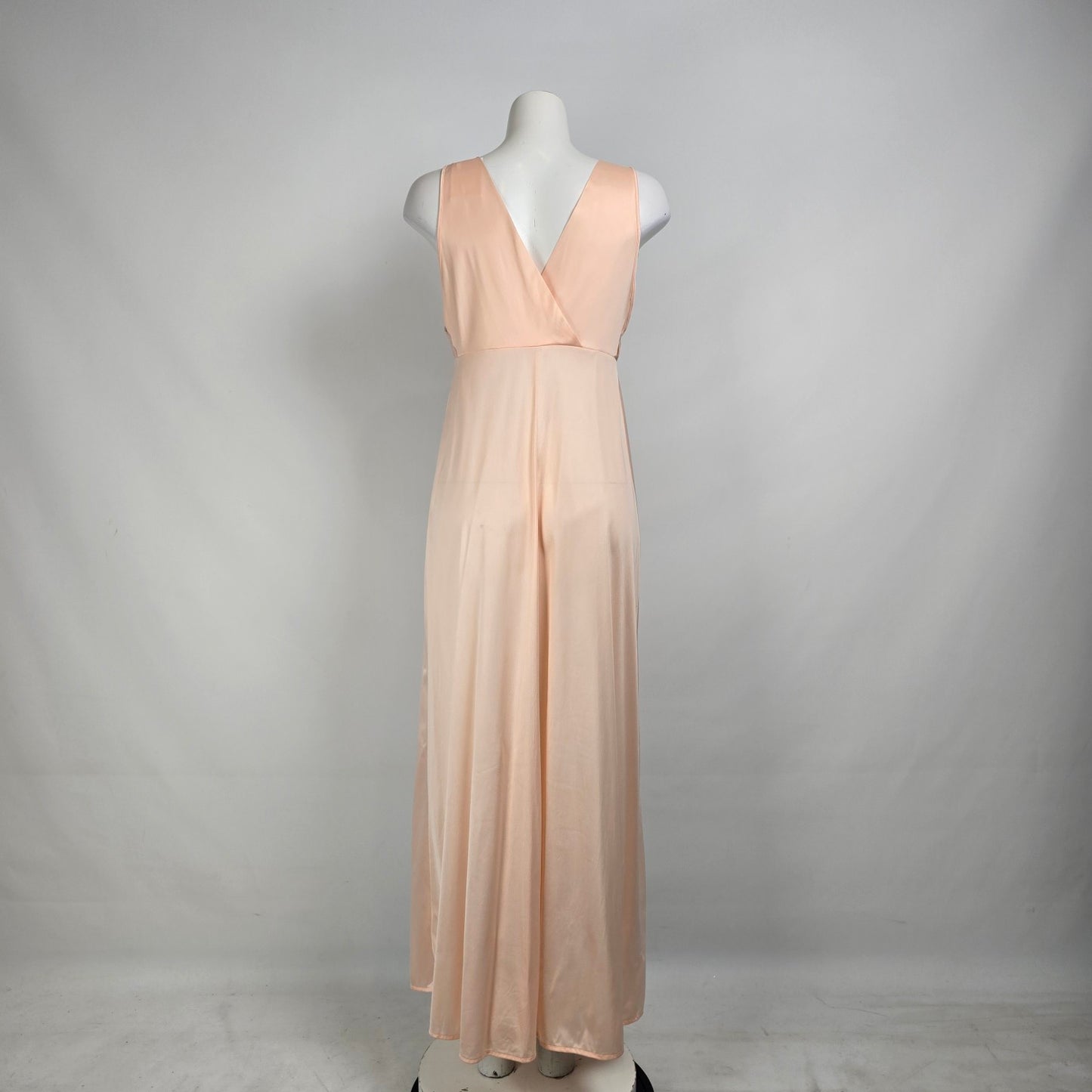 Vintage Pink Lace Lingerie Slip Dress Size M