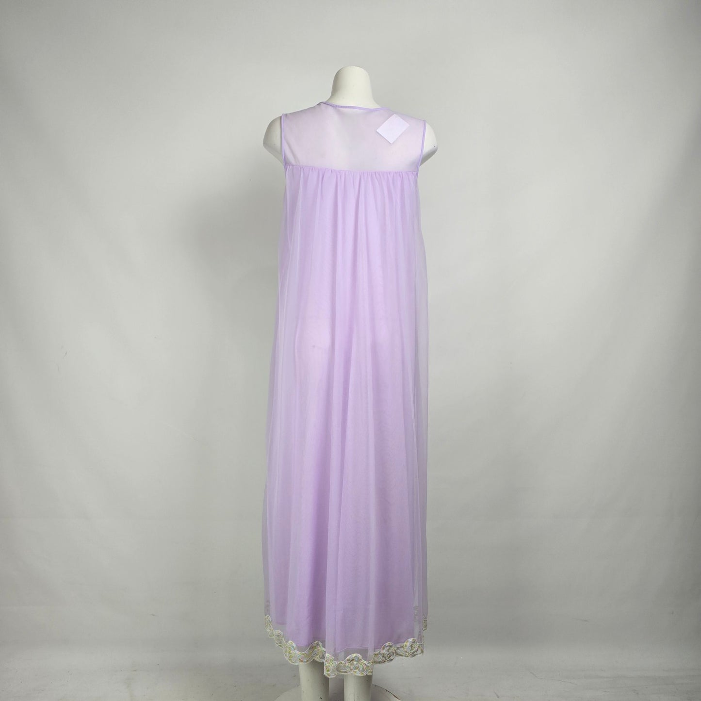 Vintage Louis Jean Purple Lingerie Slip Dress Size M