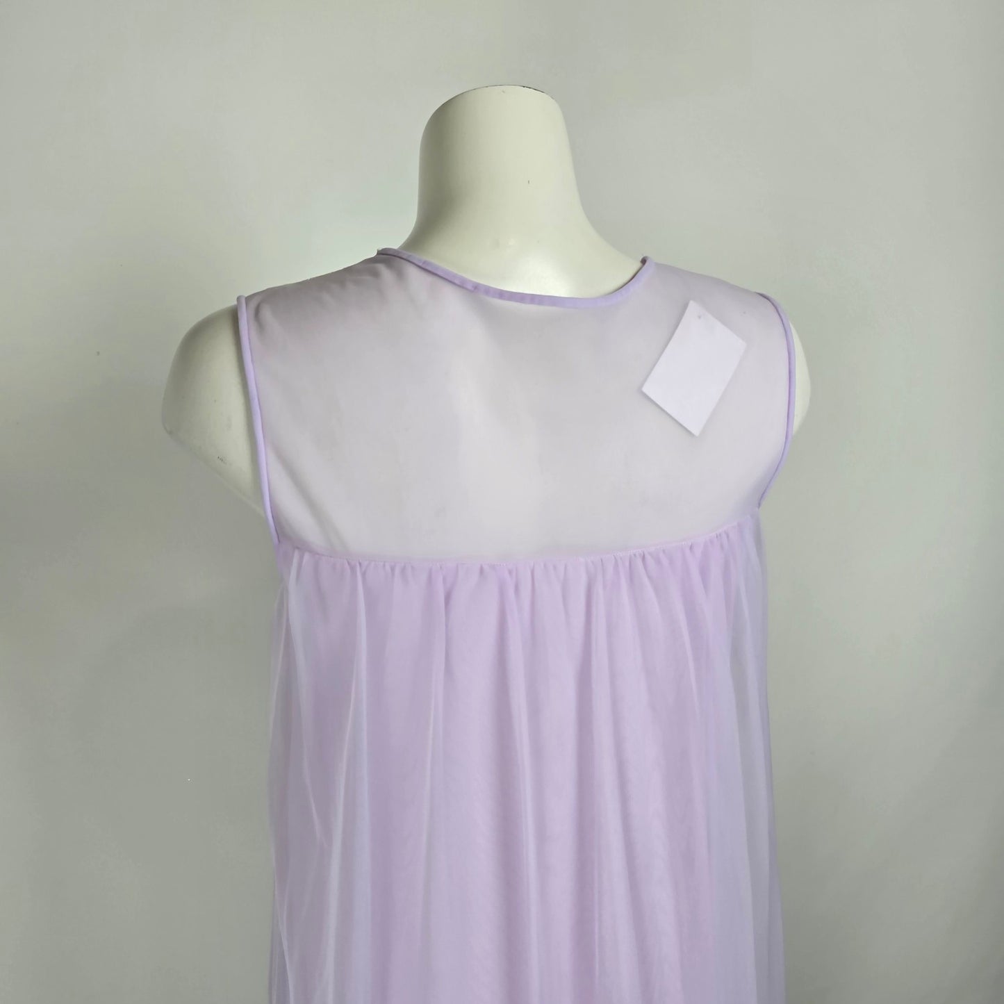 Vintage Louis Jean Purple Lingerie Slip Dress Size M