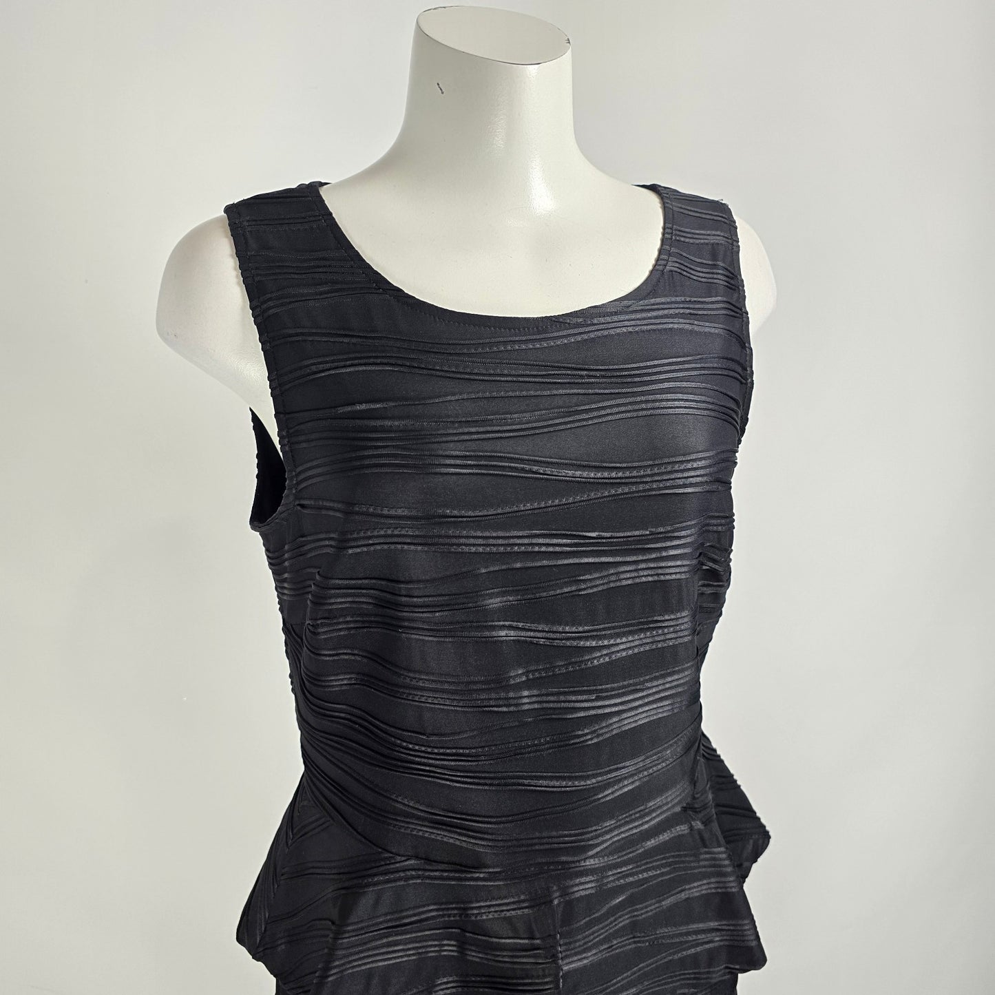 Frank Lyman Black Sheath Dress Size 12