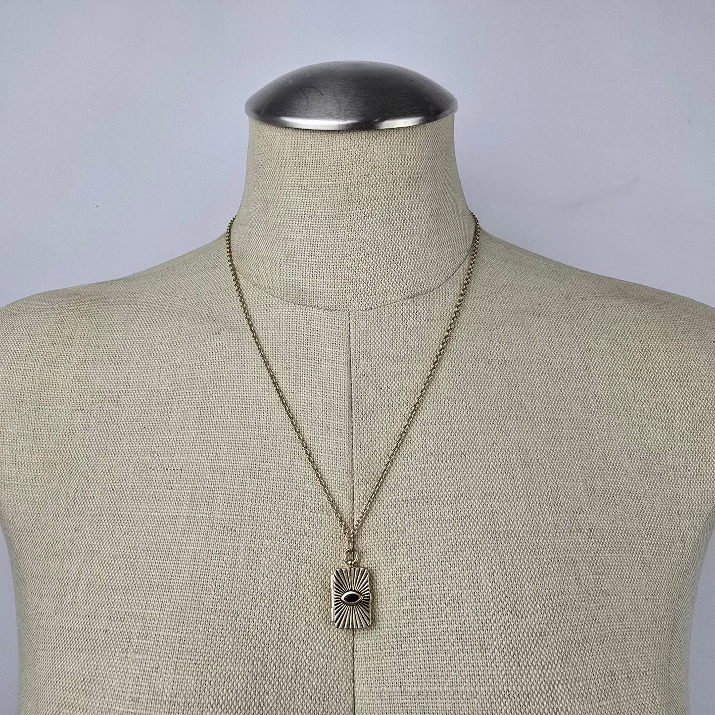 Cabi Gold Tone Pendant Chain Necklace