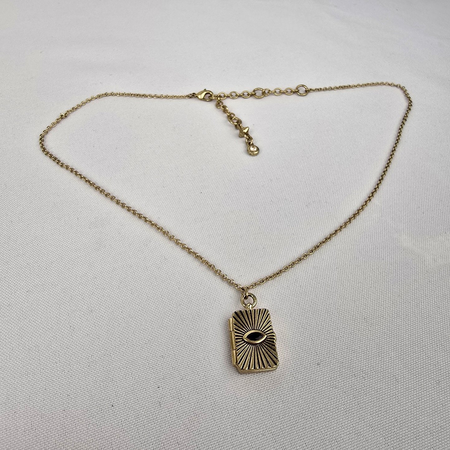 Cabi Gold Tone Pendant Chain Necklace