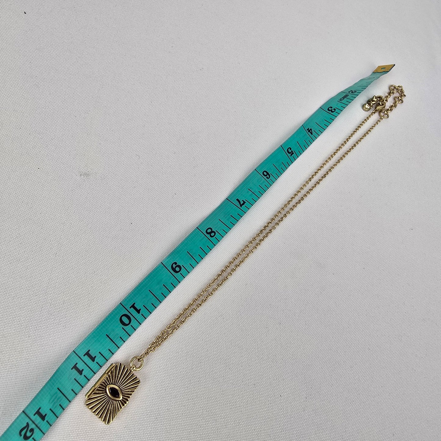 Cabi Gold Tone Pendant Chain Necklace