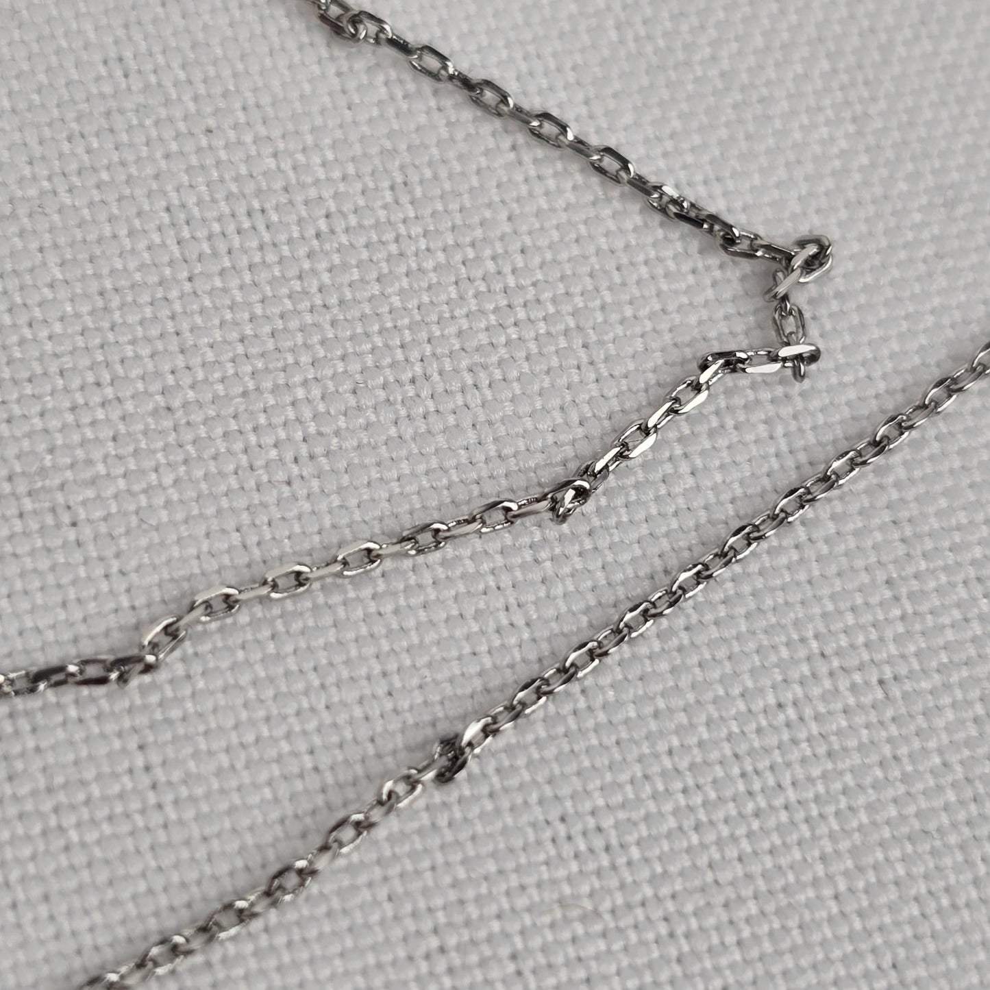 Mom Crystal Pendant Silver Necklace