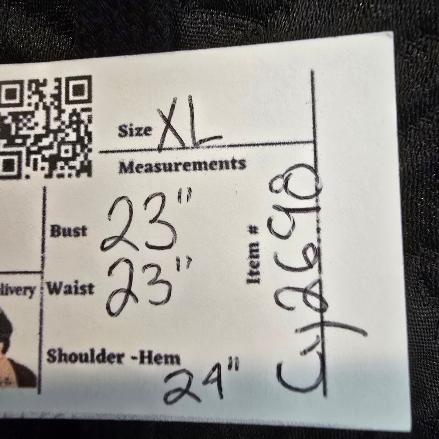 Emp Cyre Black Floral Quilted Hooded Jacket Size XL