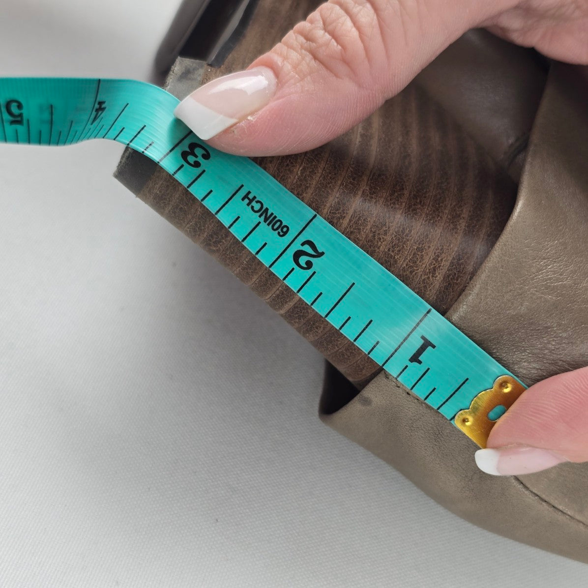 B. Makowsky Taupe Leather Ankle Boots Size 8.5