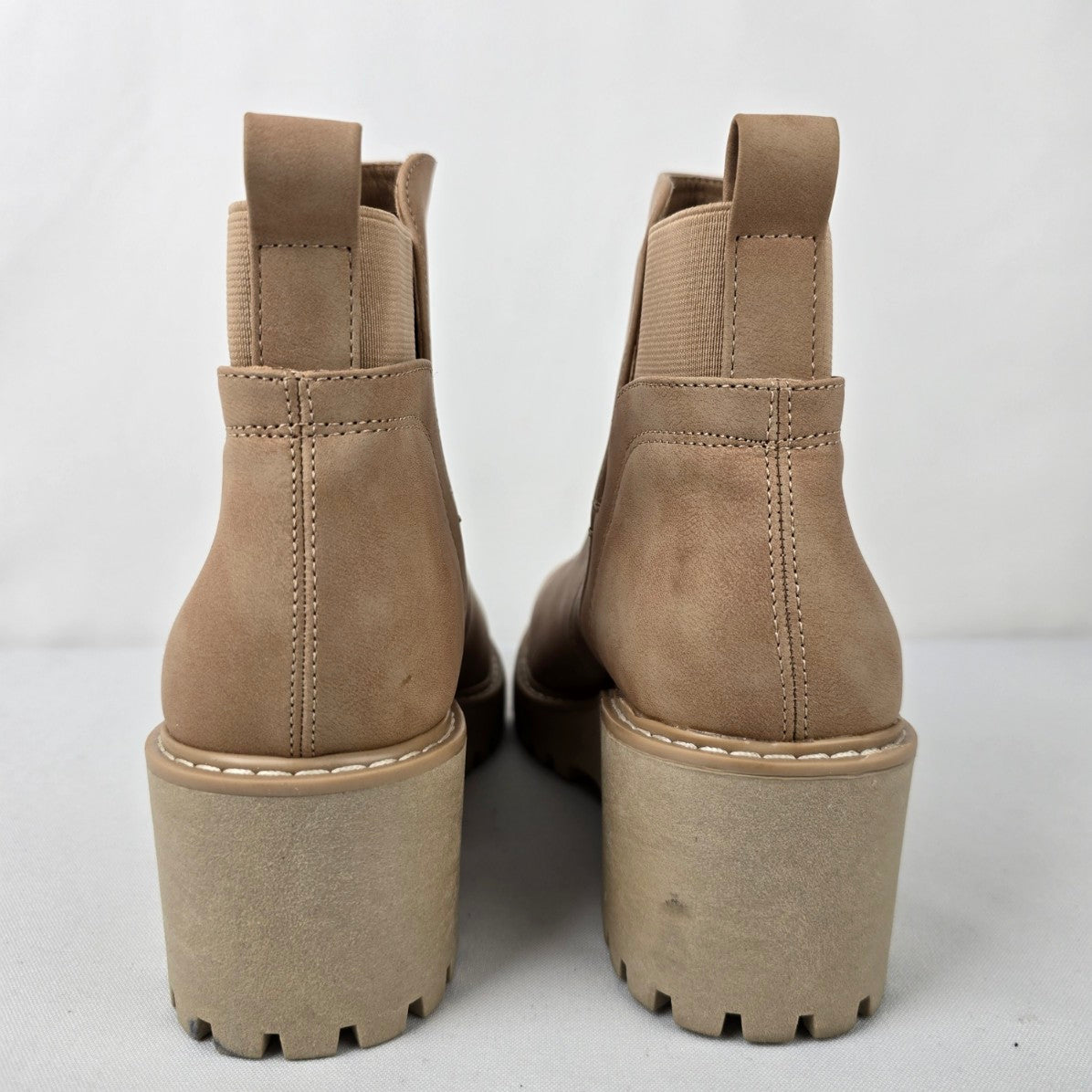 Dolce Vita Brown Wedge Ankle Boots Size 7