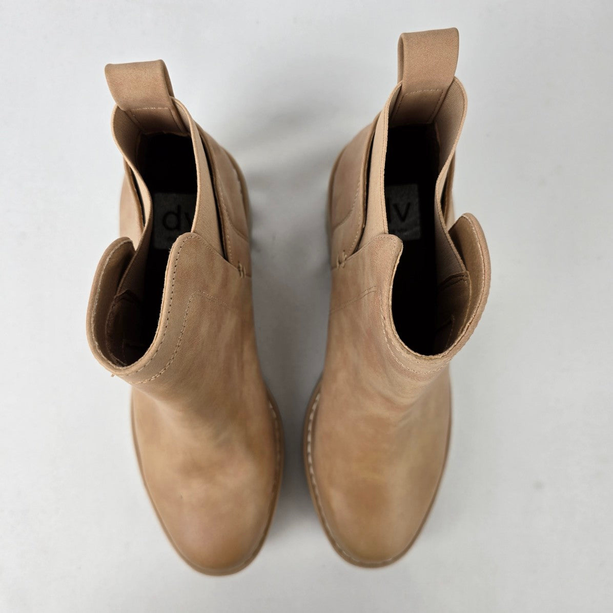 Dolce Vita Brown Wedge Ankle Boots Size 7