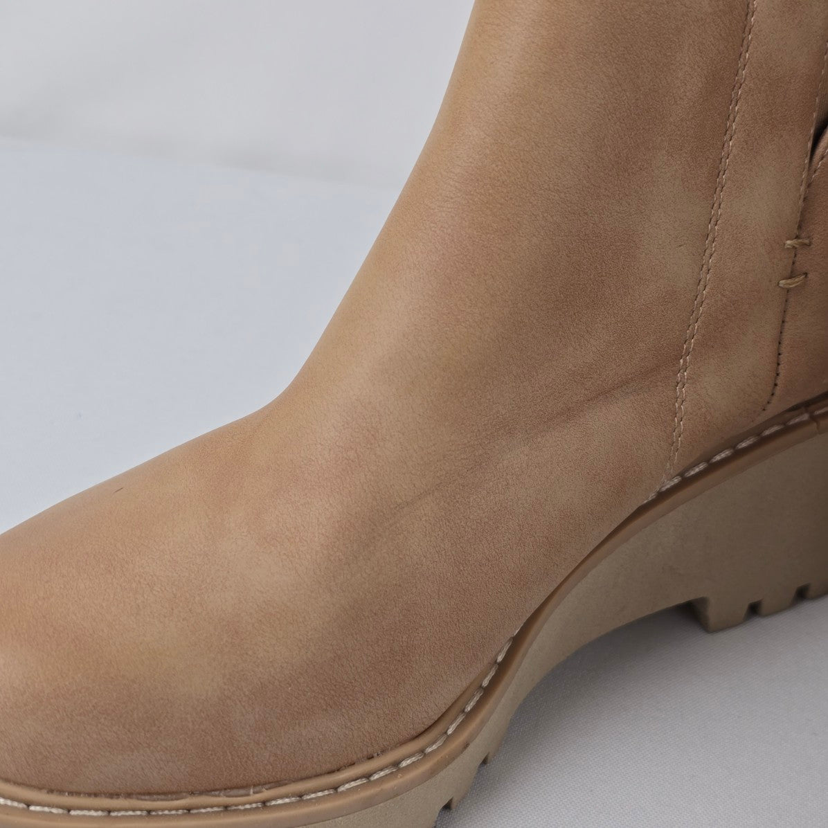 Dolce Vita Brown Wedge Ankle Boots Size 7