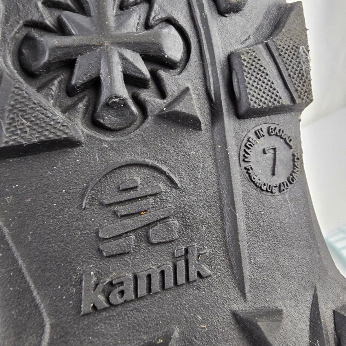 Kamik Black Sugarloaf Boots Size 7