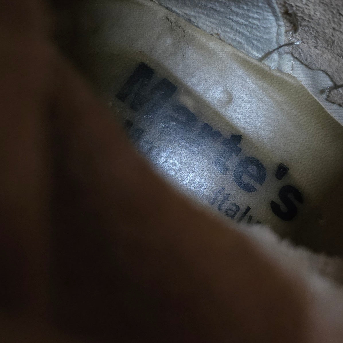 Marte's Made In Ital Brown Leather Ankle Boots Size 6