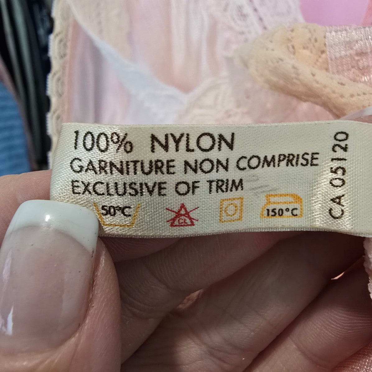 Vintage Janice Young Pink Lingerie Top Size S/M