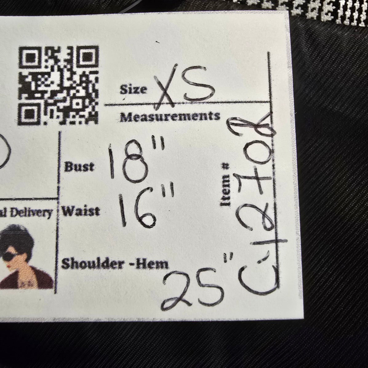 Sunday Best Aritzia Houndstooth Double Breasted Plaid Blazer Size XS