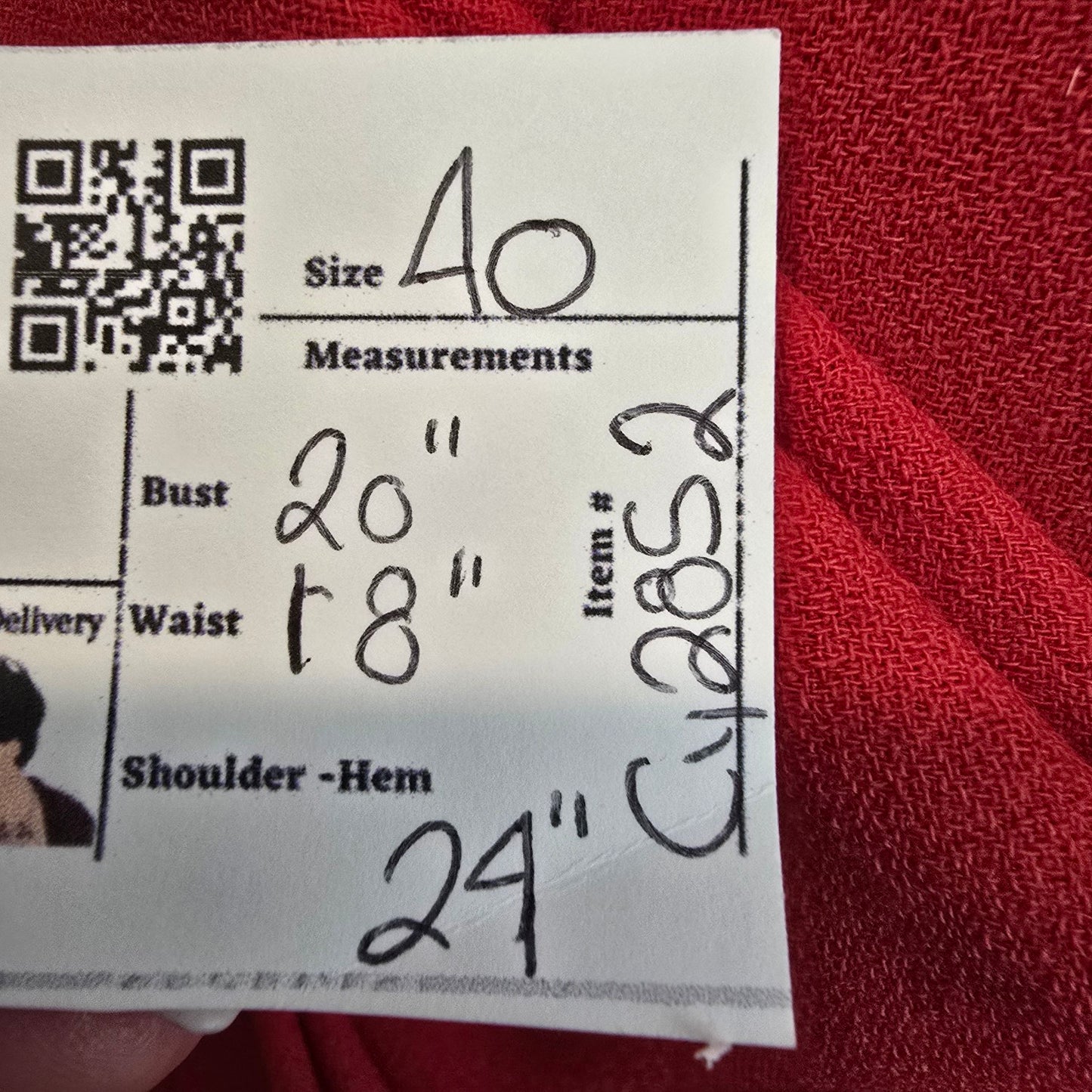 Escada Red Wool Zip Up Blazer Jacket Size 10