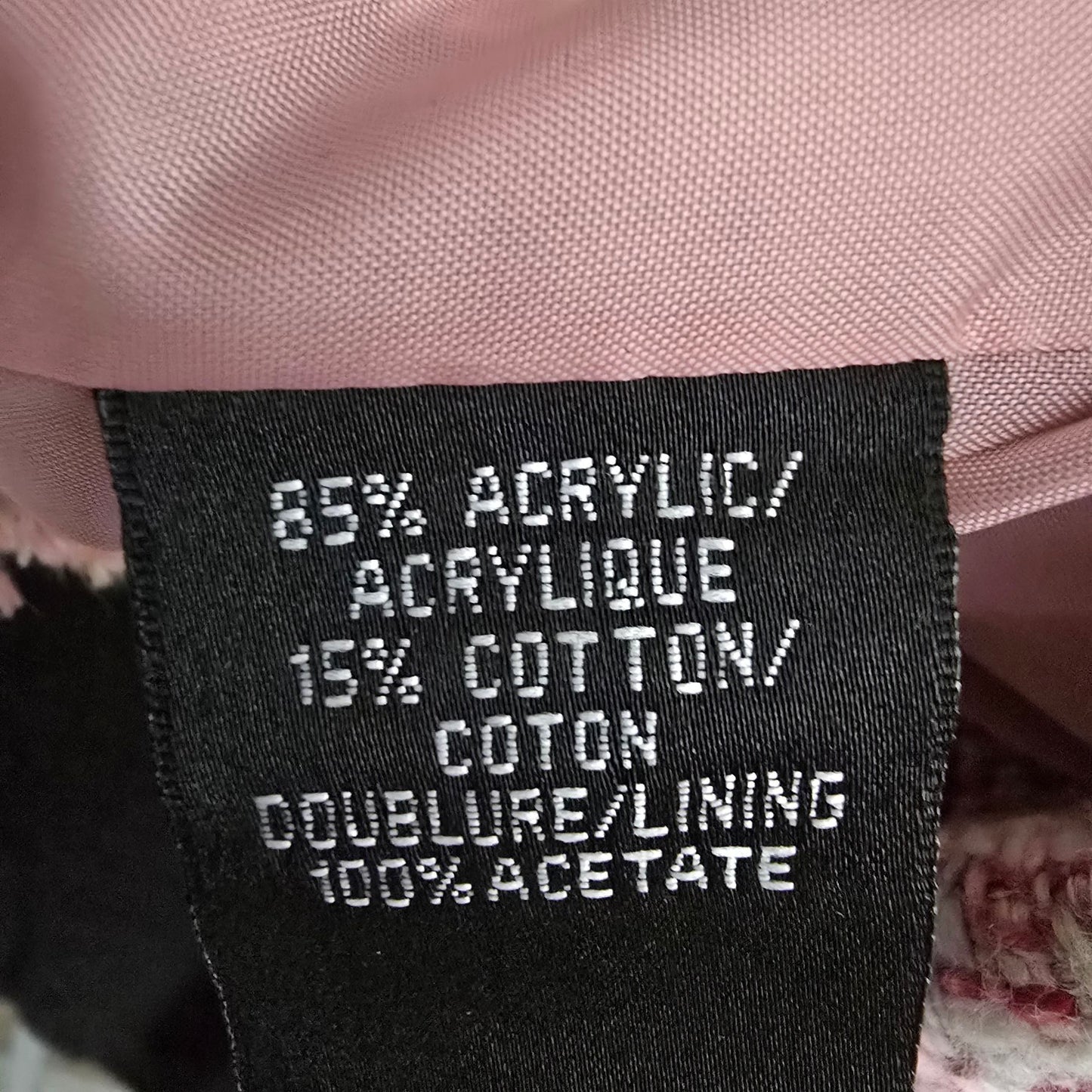 J. Michaels Pink Tweed Blazer Size 16