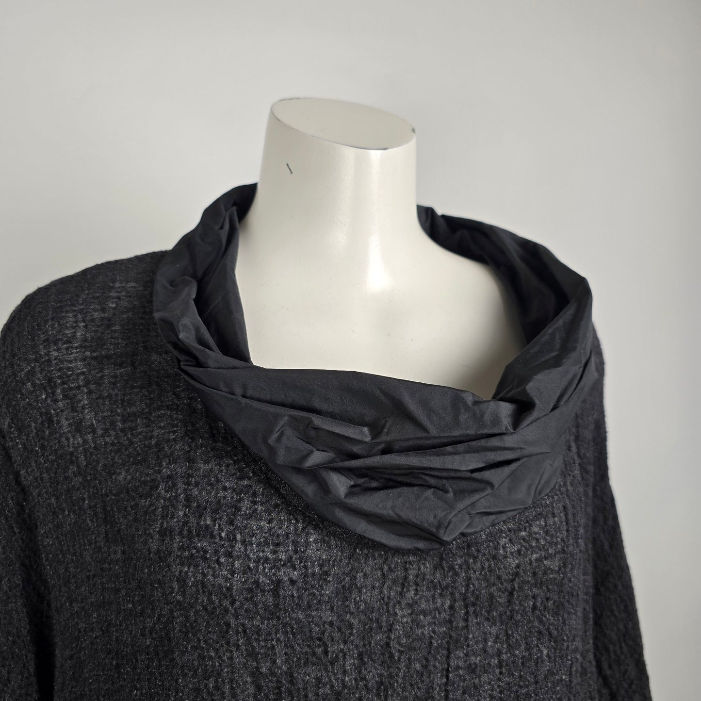 Igor Black Linen Pearl Dress Tunic Size Xl