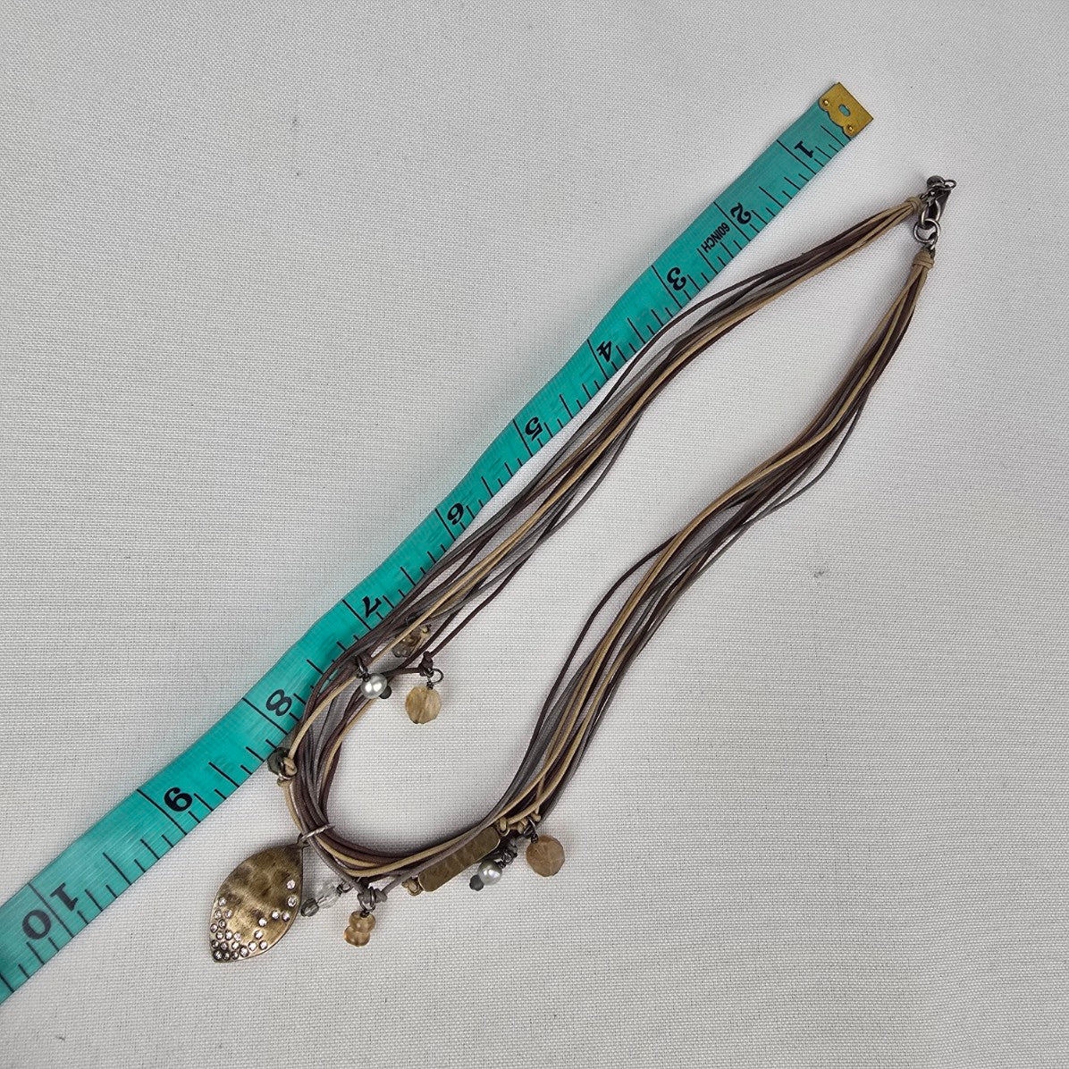 Silpada Sterling Silver Brown & Grey TREASURE CHEST Necklace