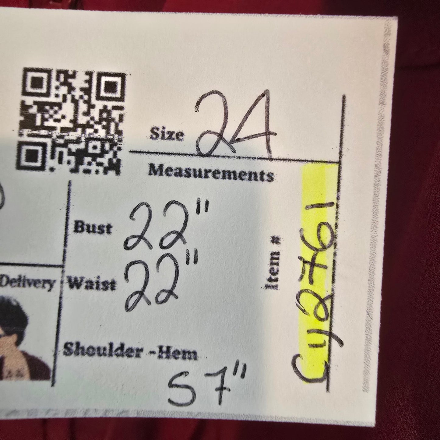 Mori Lee Burgundy Bridesmaids Event Gown Size 24