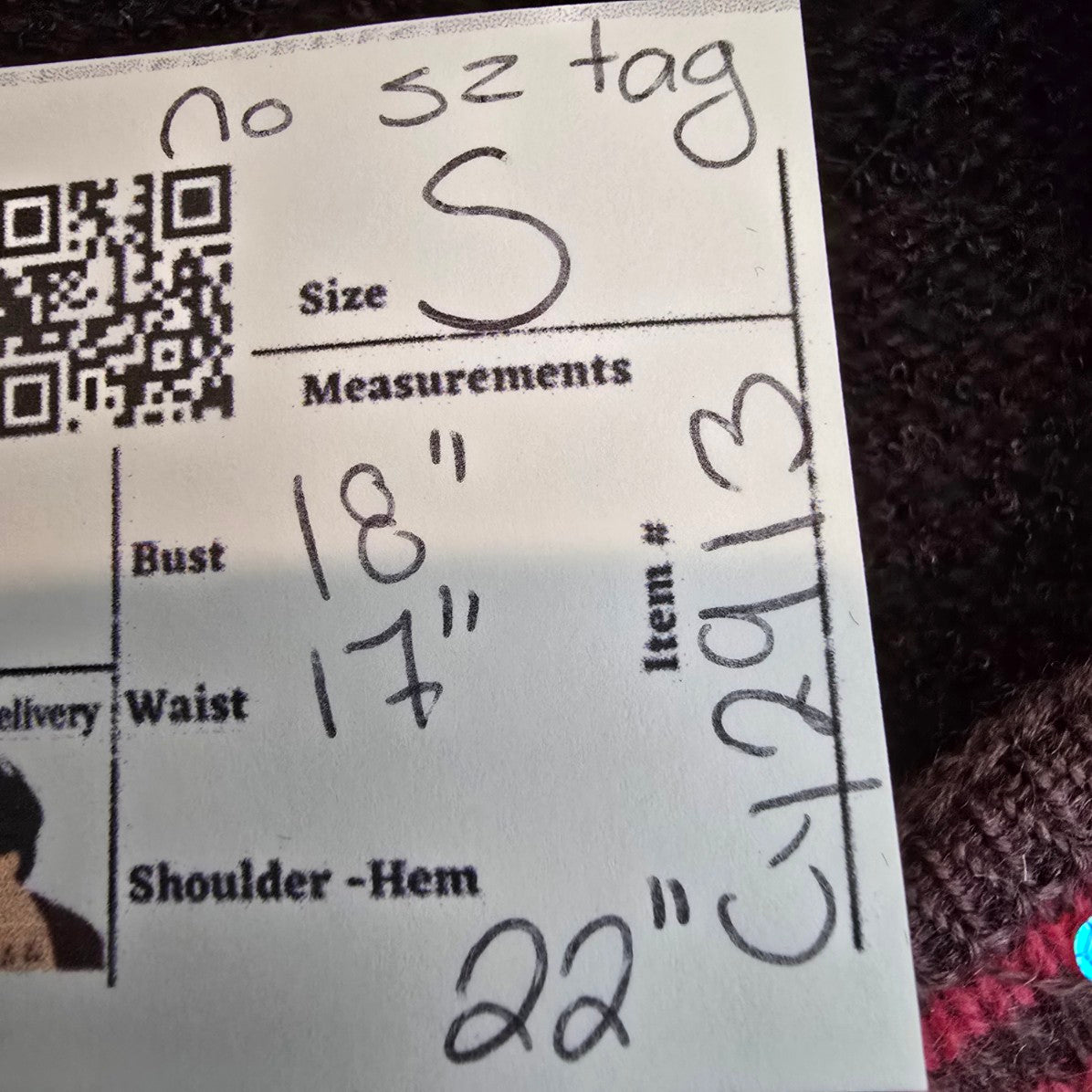 Pink Knit Butterfly Sweater Size S