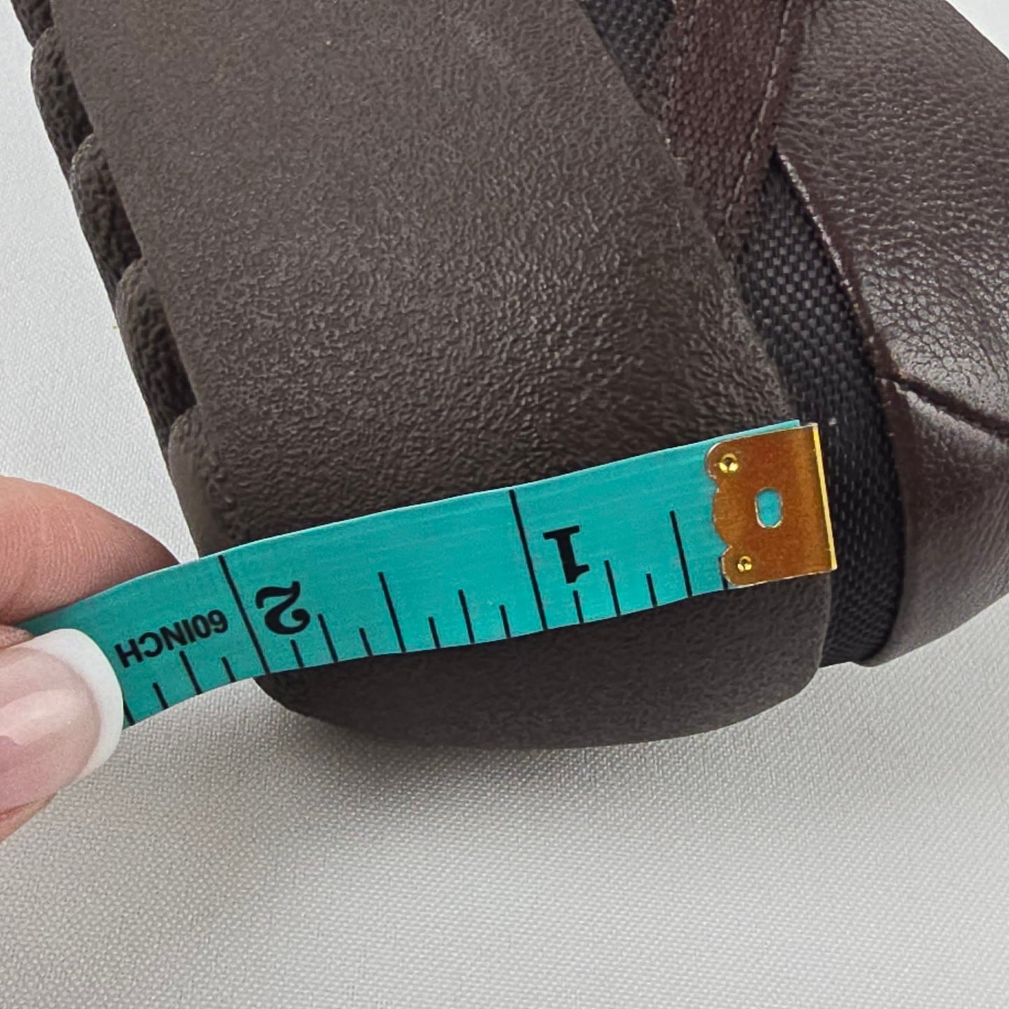 Tsubo Brown Leather Wedge Mary Jane Shoes Size 8