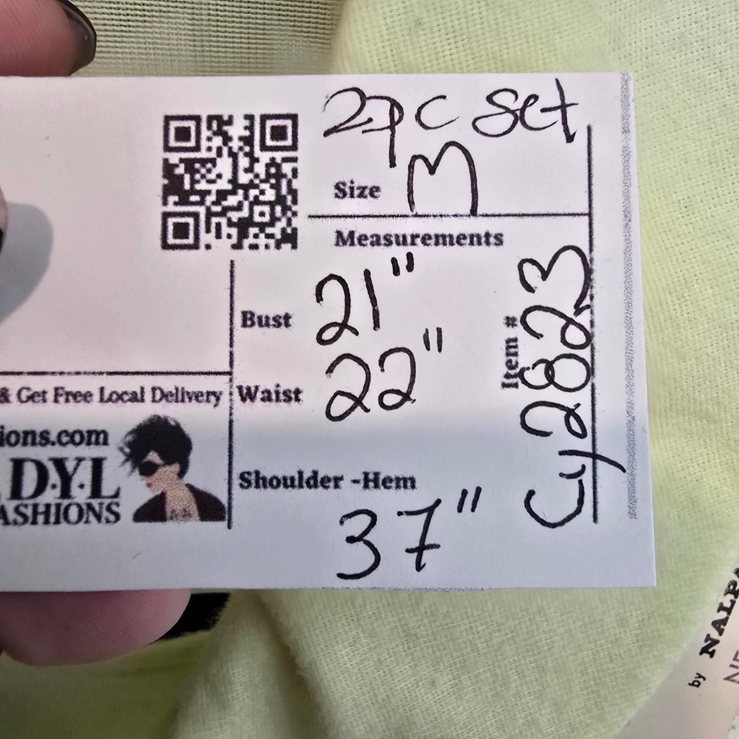 Vintage Louis Jean Yellow Night Gown & House Coat Set Size M