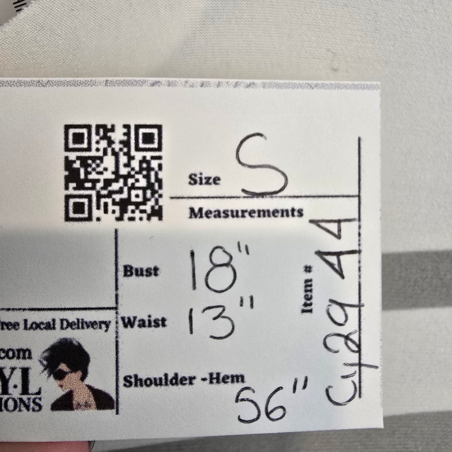 Norma Kamali Black Grey & White Stripped Spliced Dress Size S