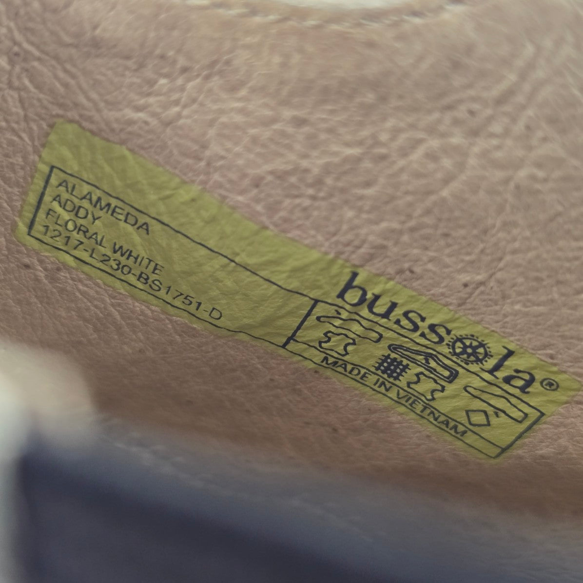 Bussola Floral Print Leather Booties Size 8