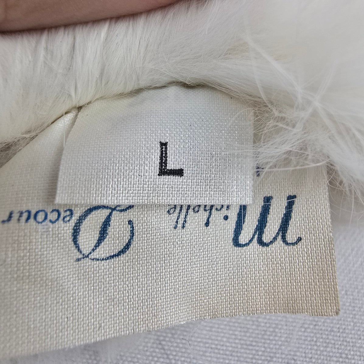 Vintage Michelle Decour Leather Fur Flower Embroidered Mittens