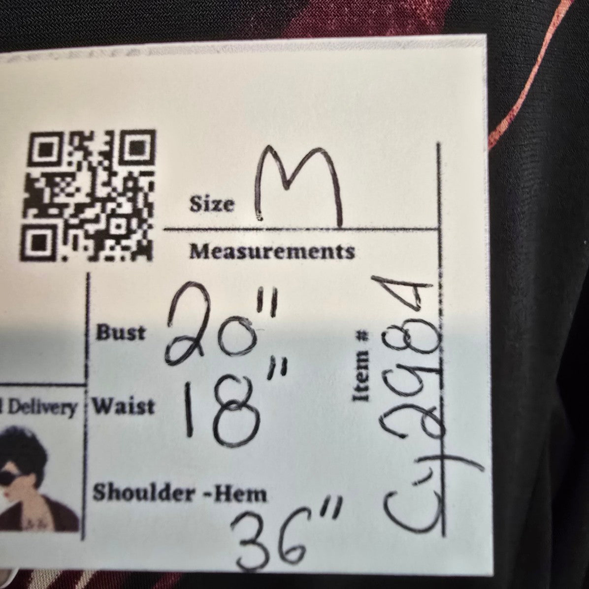 Le Chateau Pink Floral Flare Sleeve Dress Size M