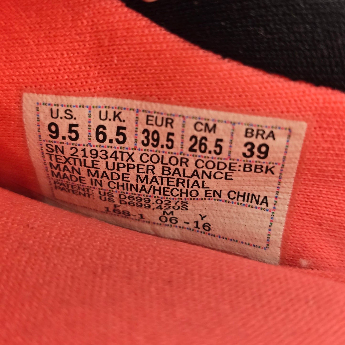 Skechers Black Slip On Shoes Size 9.5