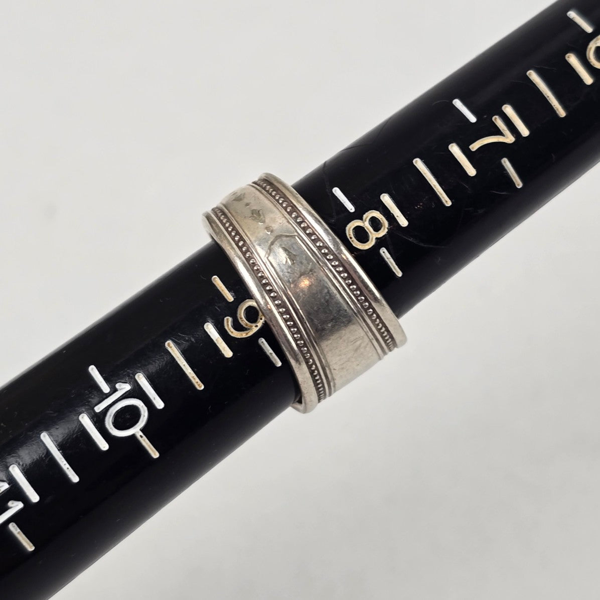 Vintage Handmade Silverware Adjustable Ring