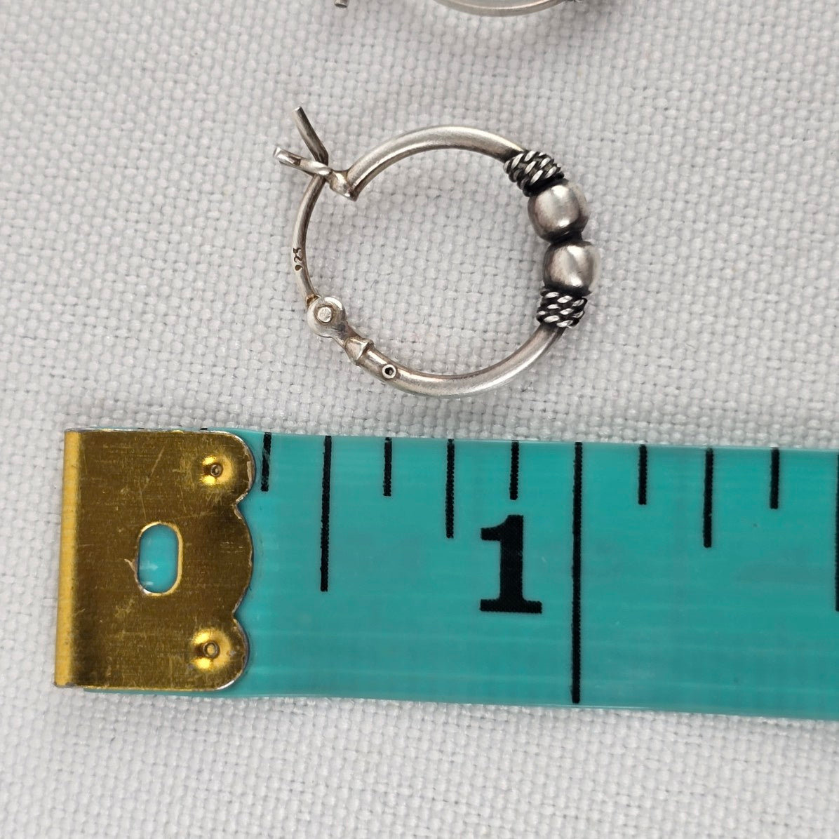 925 Sterling Silver Small Hoop Earrings