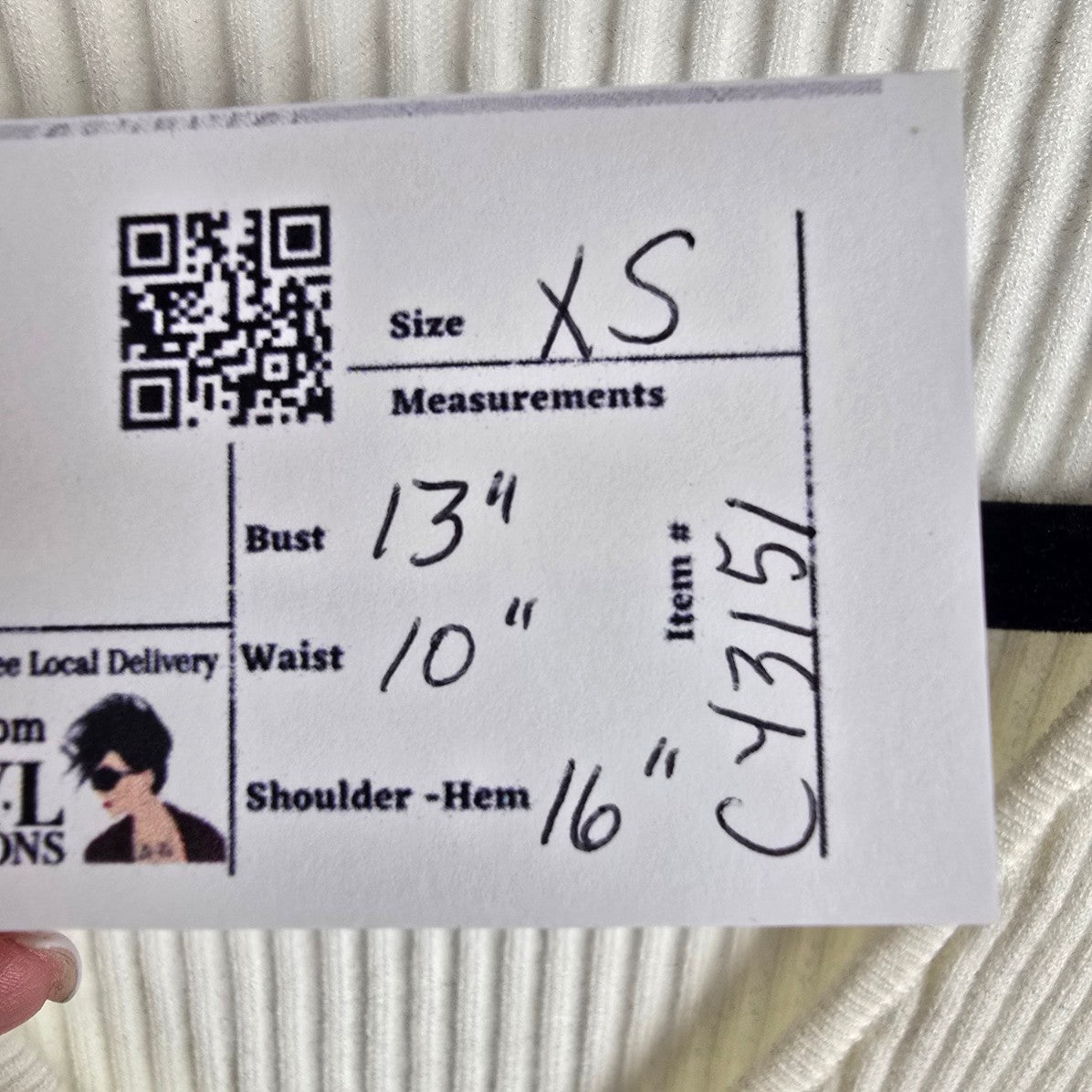 Wilfred Cream Short Sleeve All Tied Up Sweater Size XS