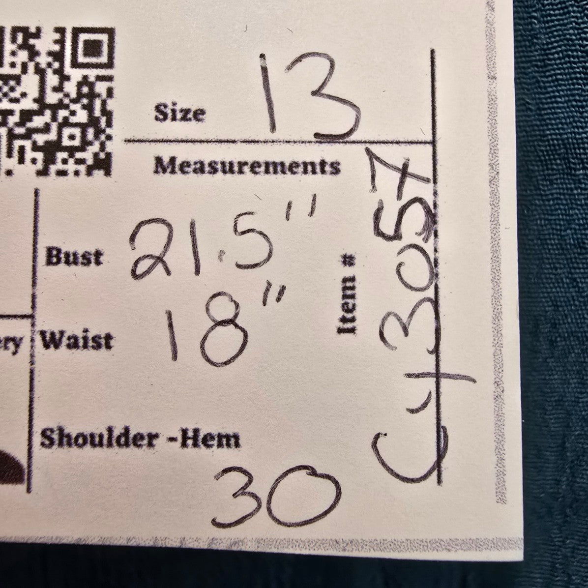 Vintage Pantel Blue Button Up Jacket Size 13