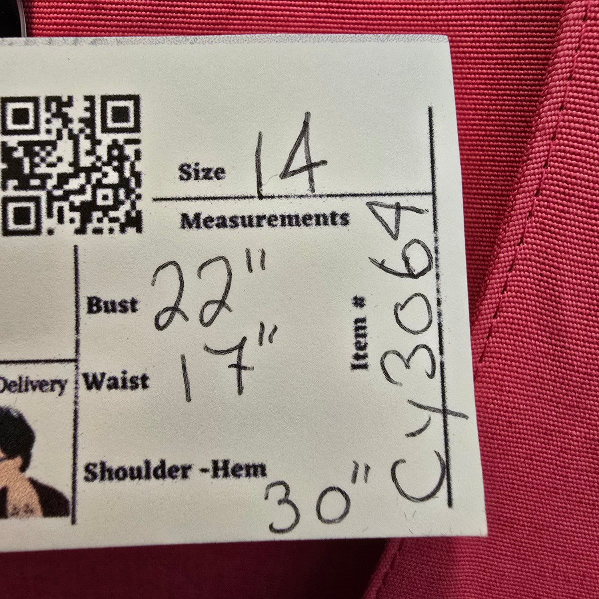 Vintage Sophisticate Pink Sheer Sleeve Jacket Size 14