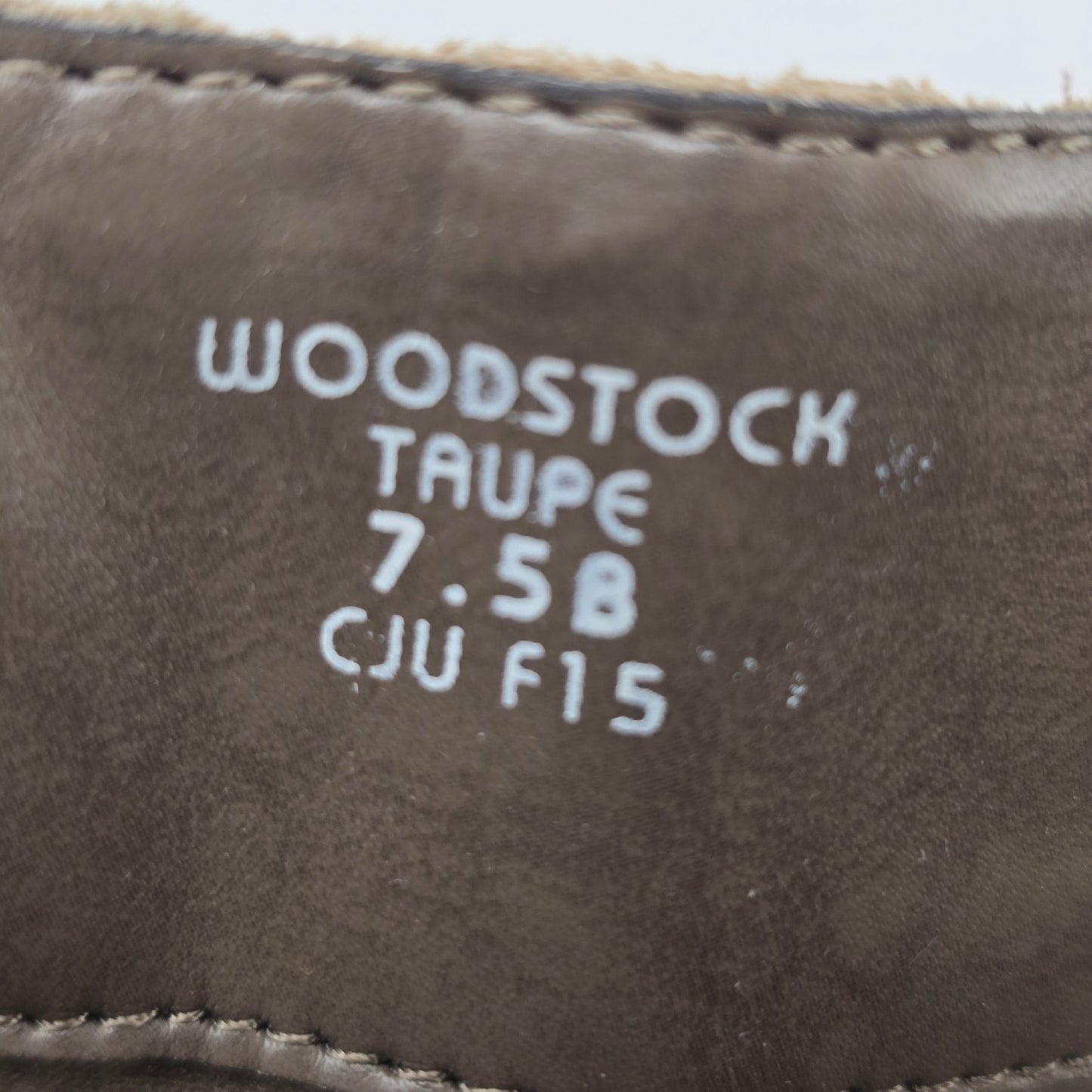 Earth Brown Leather Calf Height Boots Size 7.5