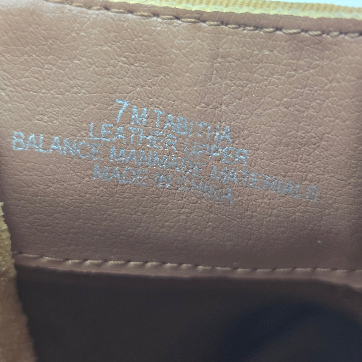 Crown Vintage Brown Leather Ankle Boots Size 7