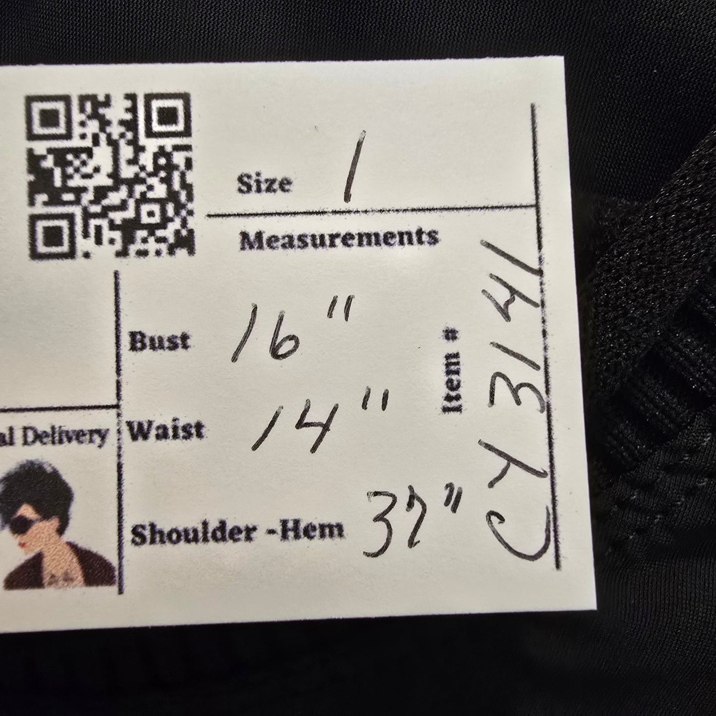 Sun Light Morillon Black Polka Dot Detail Sleeveless Dress Size 1 (S/M)