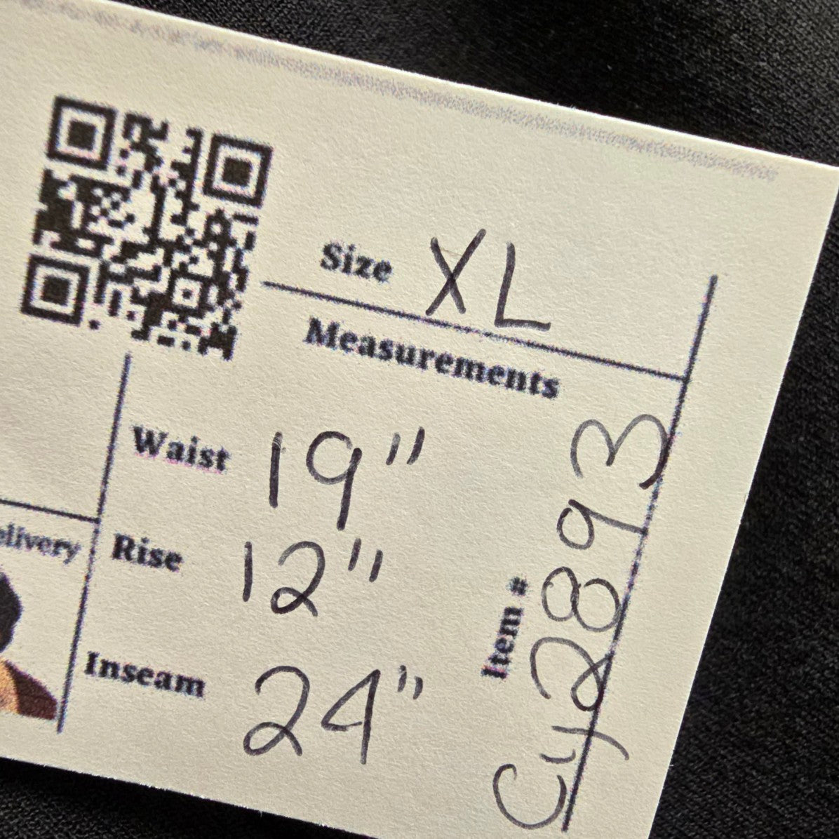 Eileen Fisher Black Cropped Leggings Size XL