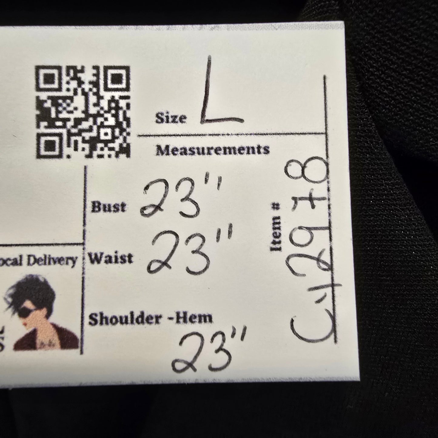 The Korner Black Button Up Blazer Jacket Size L