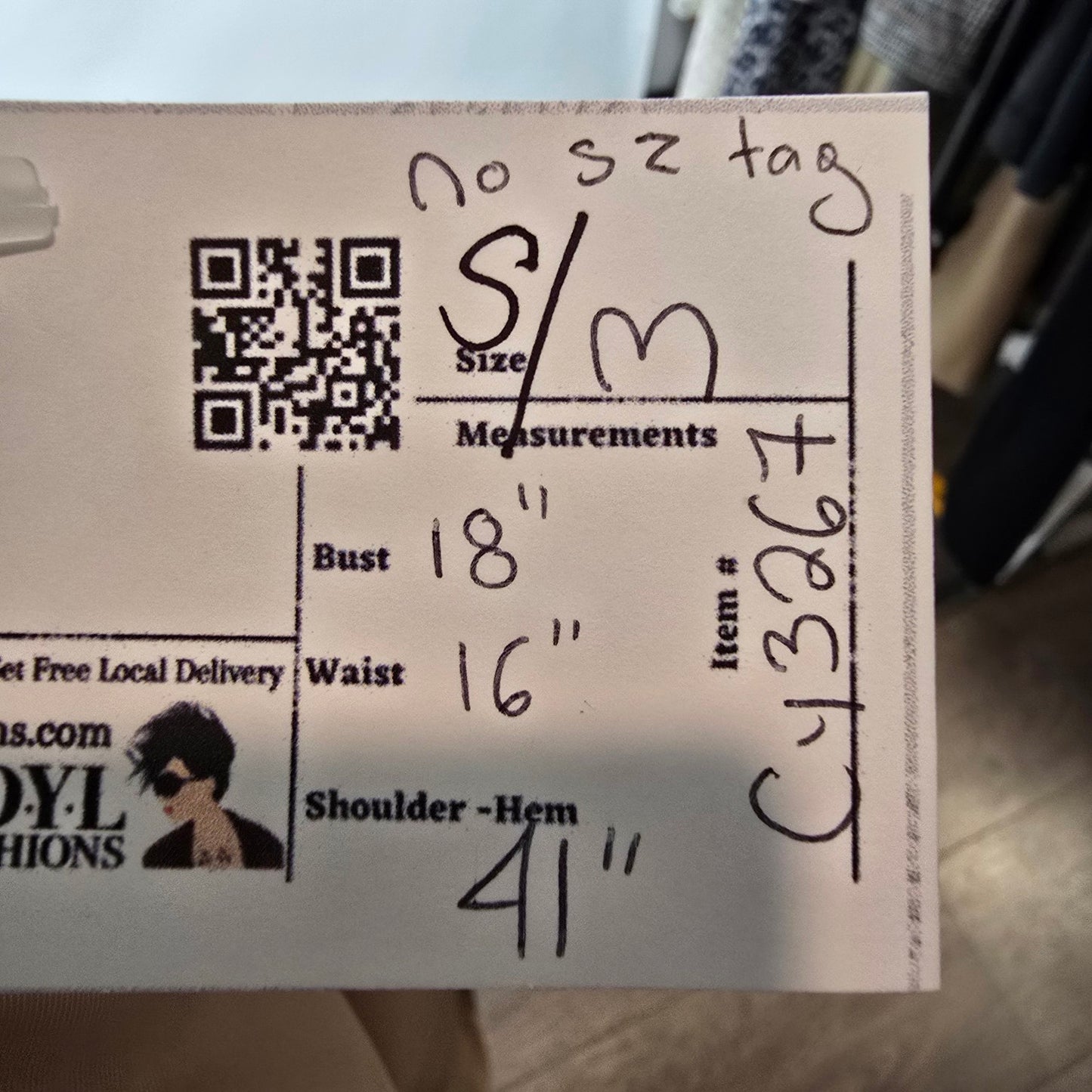 Vintage Beige Belted Light Jacket Size M