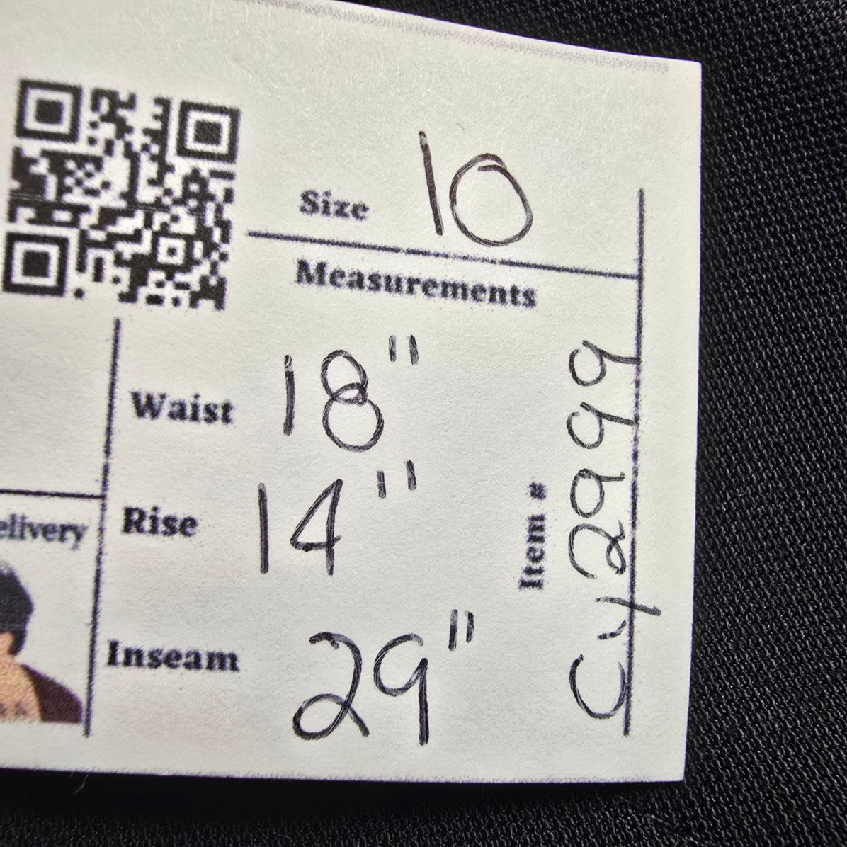 The Korner Black Trouser Pants Size 10