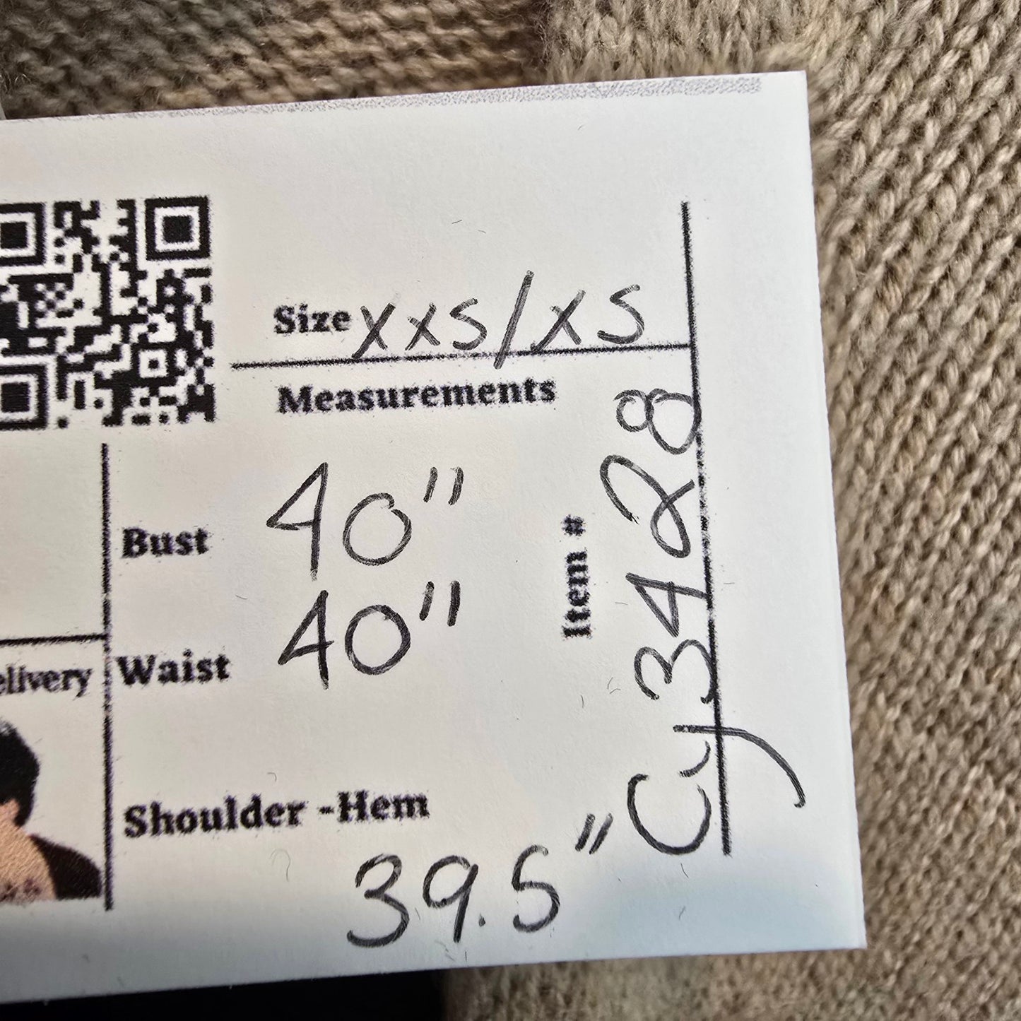 Aritzia Babaton Brown Oversized Knit Wool/ Cashmere Shawl Size XS