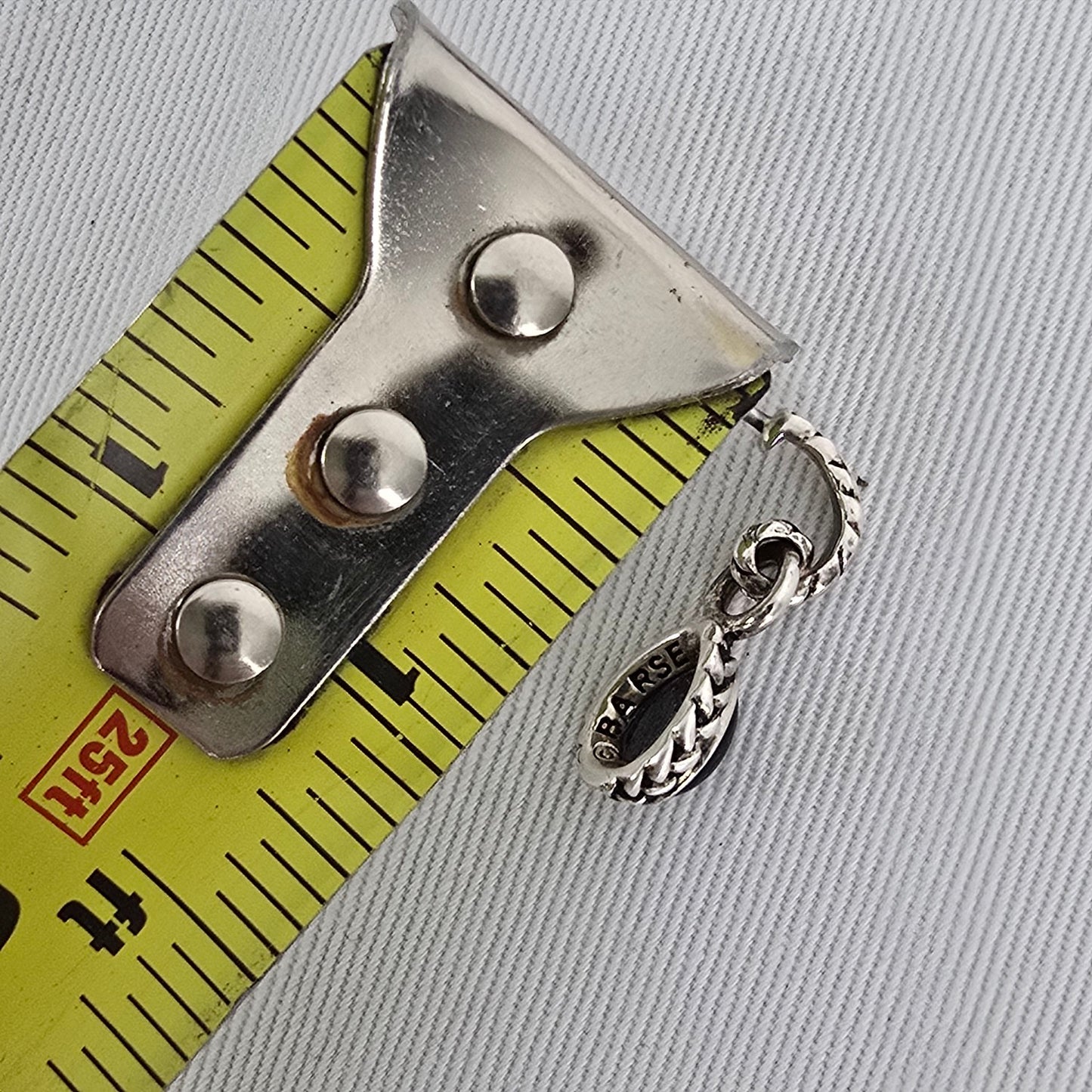 Barse 925 Sterling Silver Natural Stone Drop Earrings