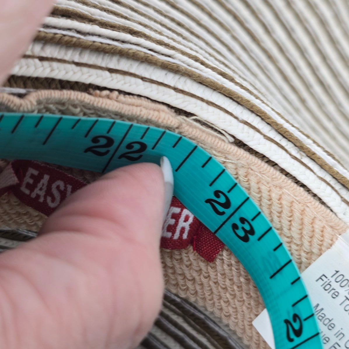 Easy Gardener White & Brown Sun Hat