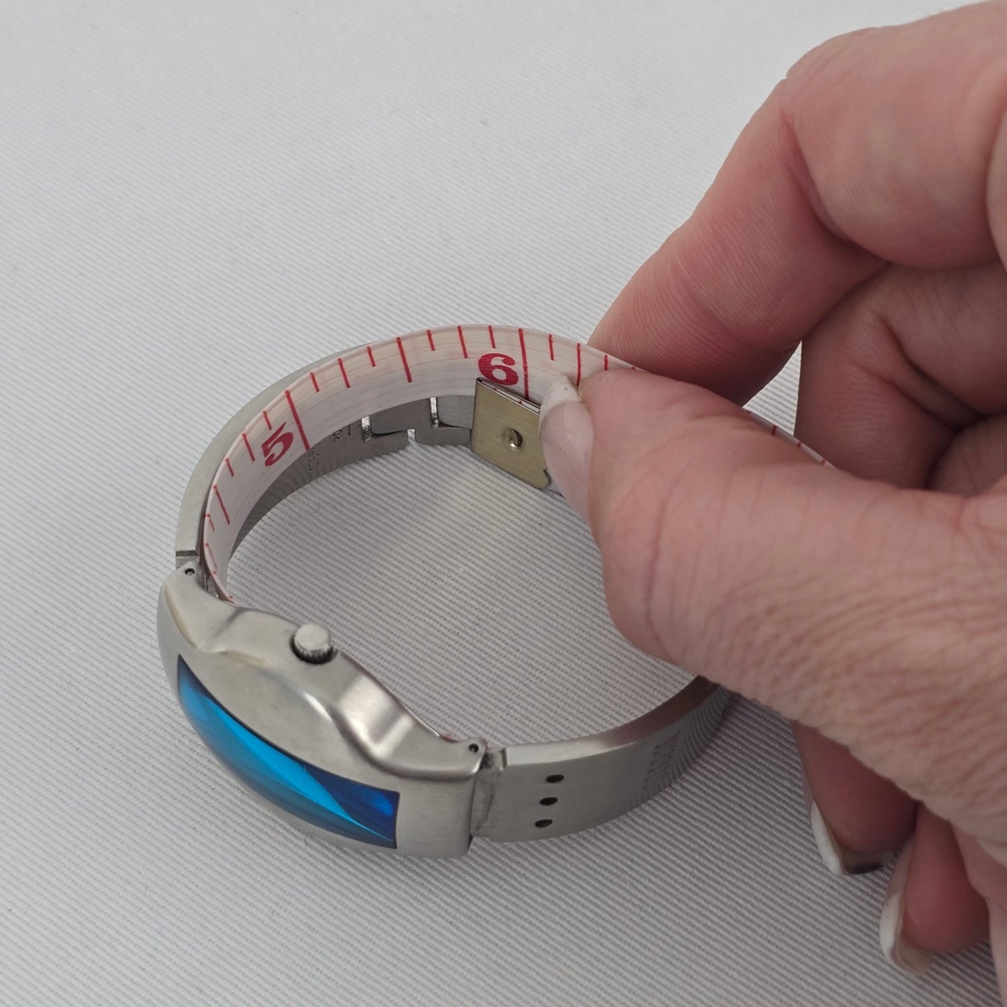 STORM London AXOR Watch Stainless Steel Blue Face Minimalist Modern Wrist Watch