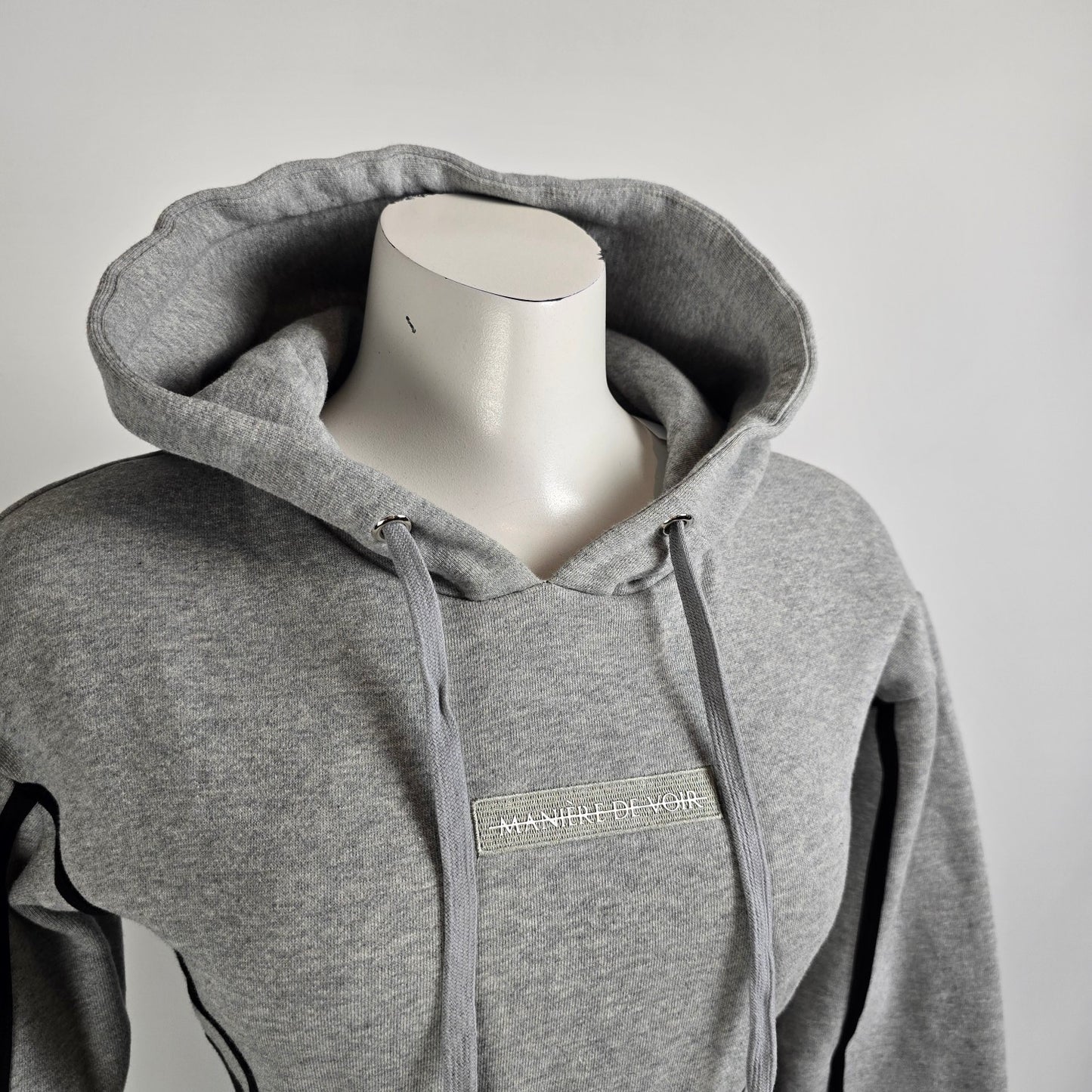 Maniere De Voir Grey Sweatshirt Dress Size 8