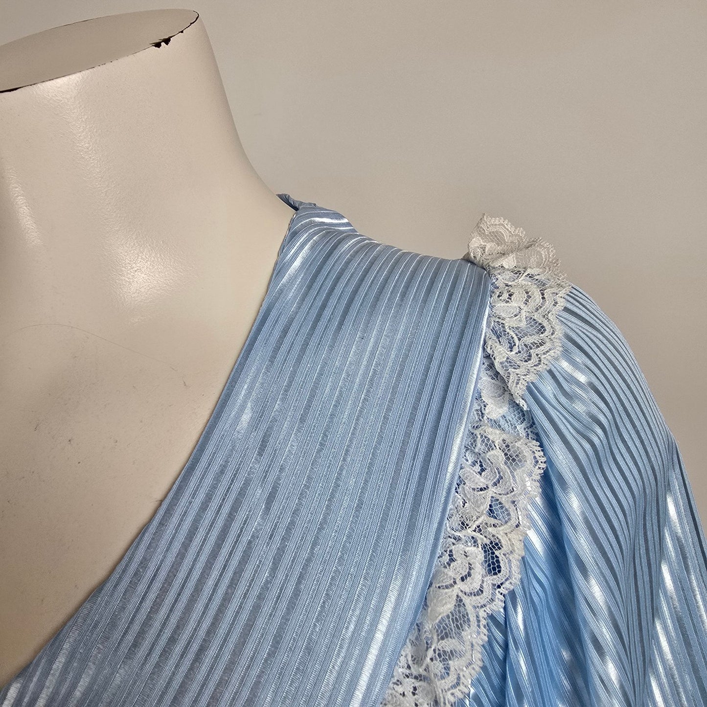 Vintage Improptu Blue Nightgown Size M